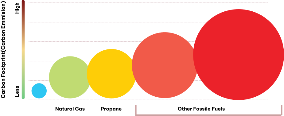 carbon footprint graph