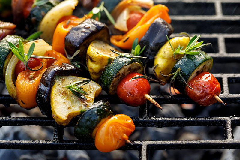 grilled veggie kabobs