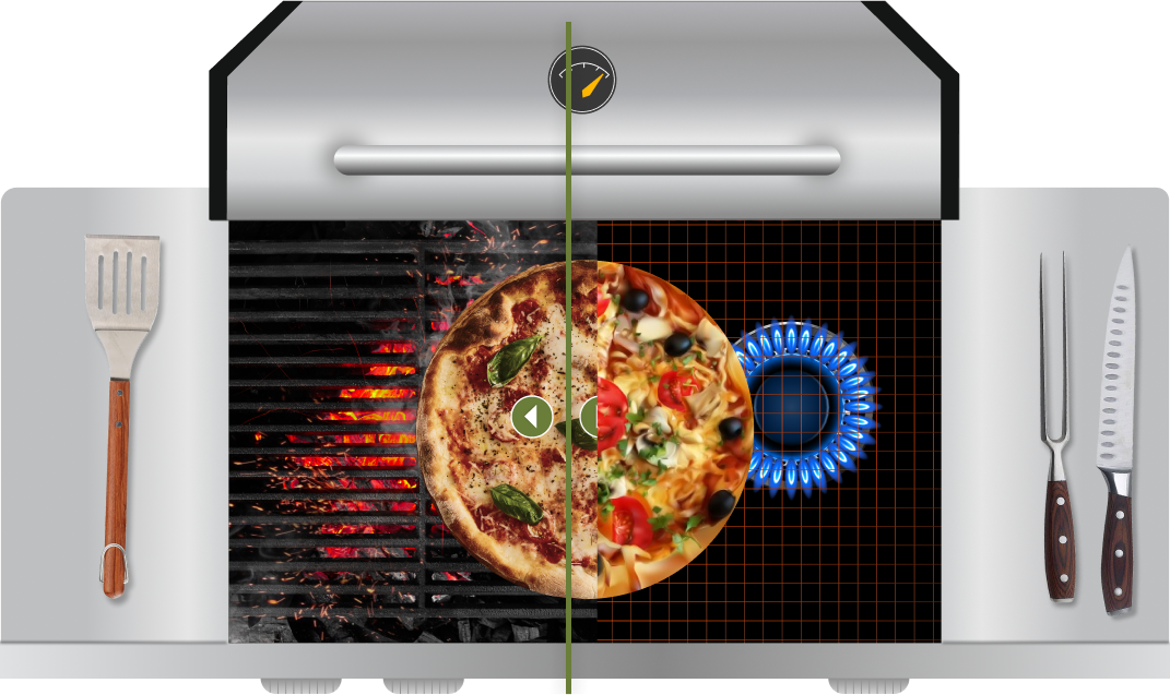 Charcoal Gas Grill Image