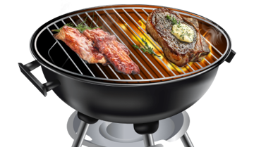 indirect cooking on gas grill