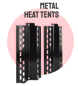 Metal heat tents