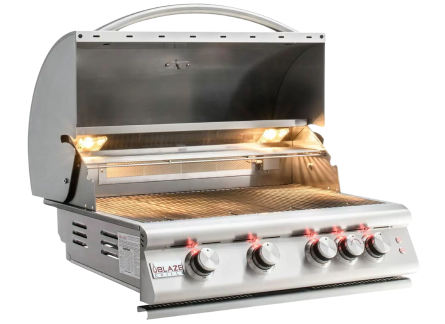 Marine-grade stainless steel grill
