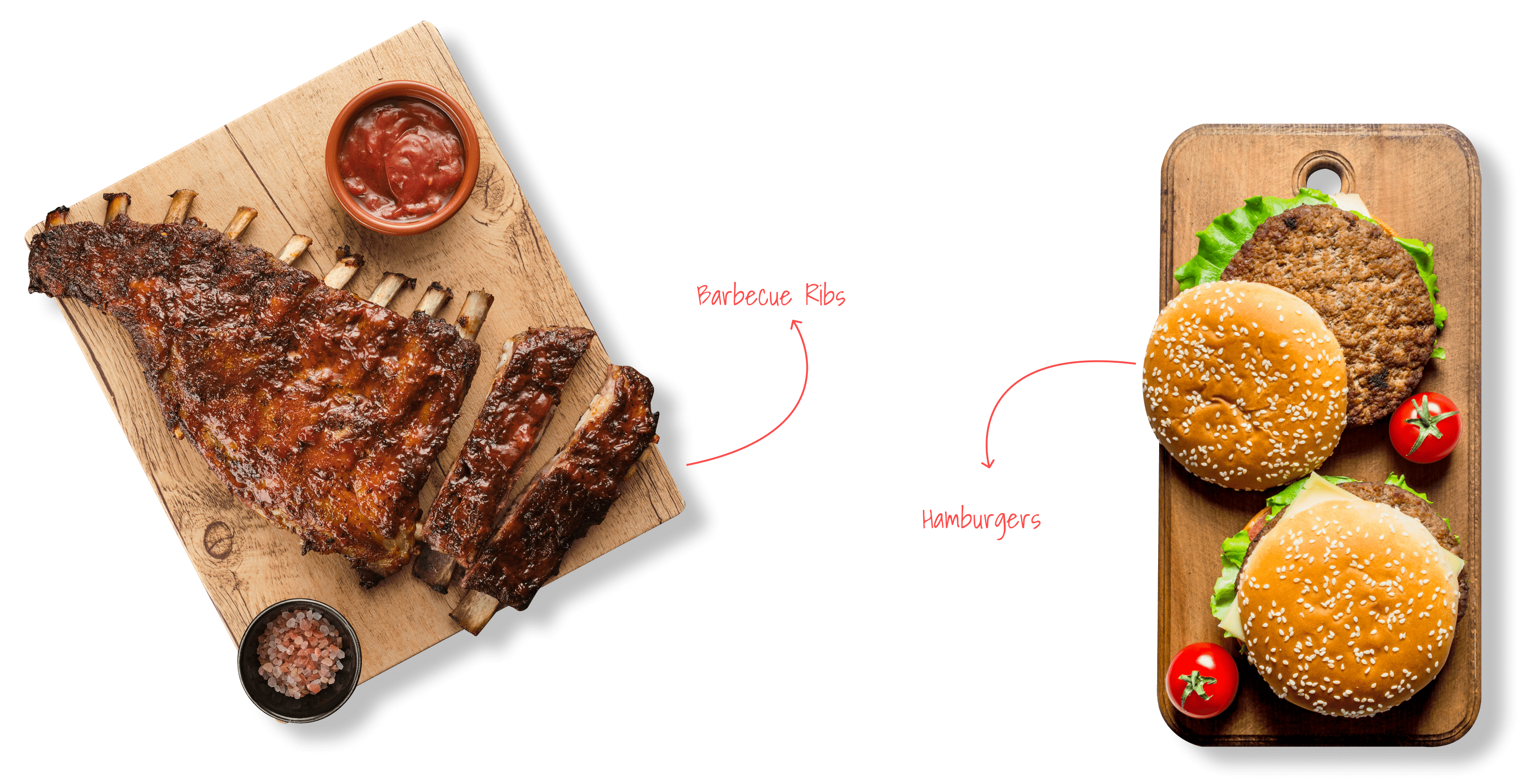 barbecue ribs & hamburgers-2x