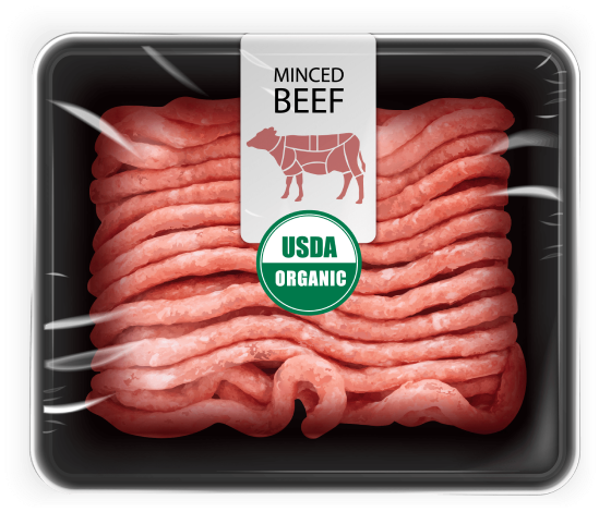 USDA-certified beef product