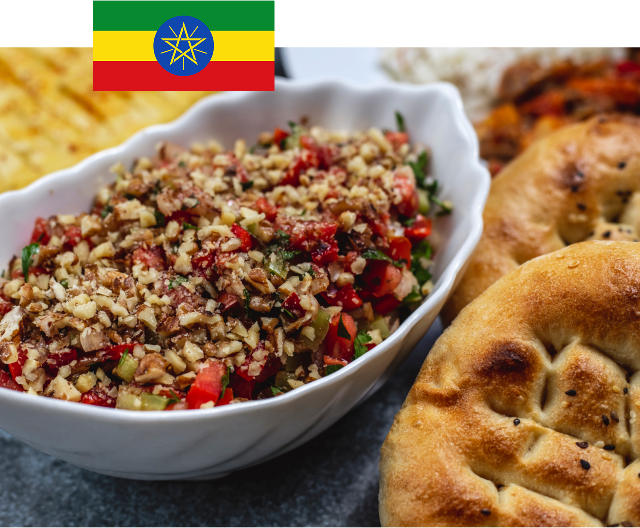 Ethiopia - Kitfo Dish