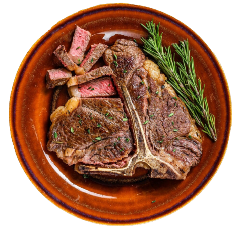 Low temp ensures even cooking for steak