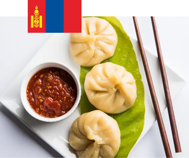 Mongolia - Buuz Dish