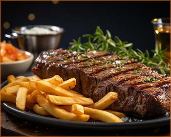 Server The Flavourful Crusted Meat