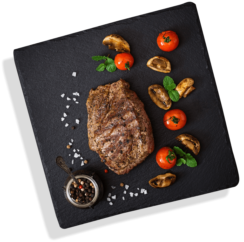 a rich steak