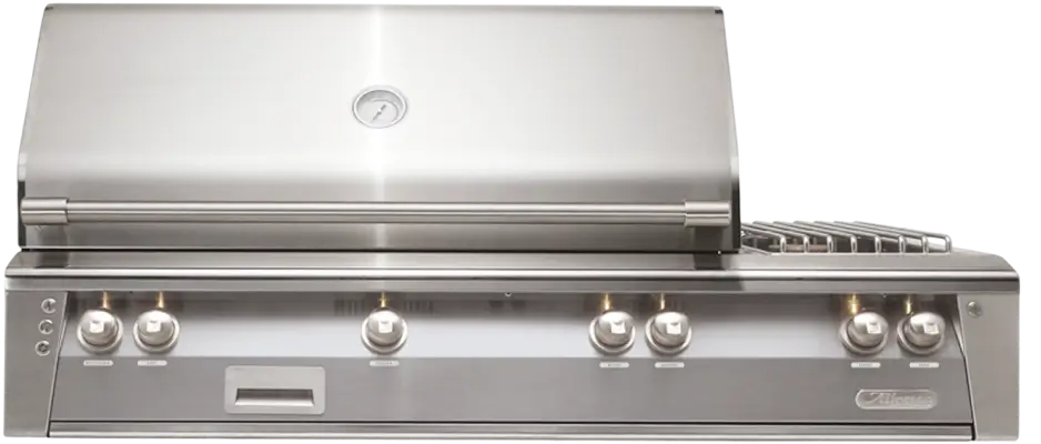 Alfresco 56-Inch Luxury Deluxe Gas Grill With Rotisserie & Double Side Burner