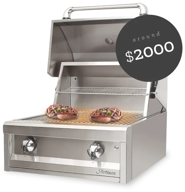 Artisan American Eagle 26-Inch 2-Burner Built-In Gas Grill