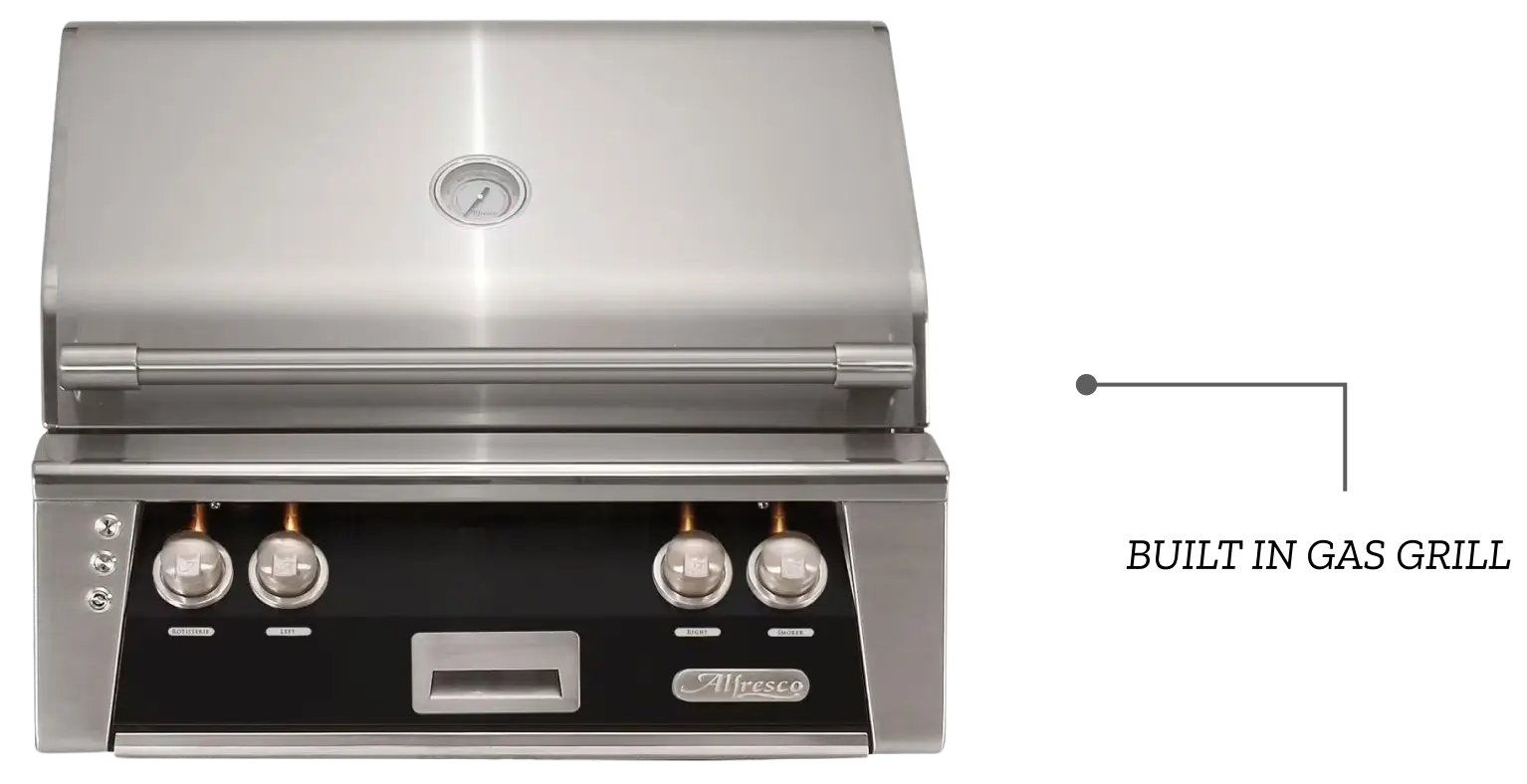 BUILT IN GAS GRILL