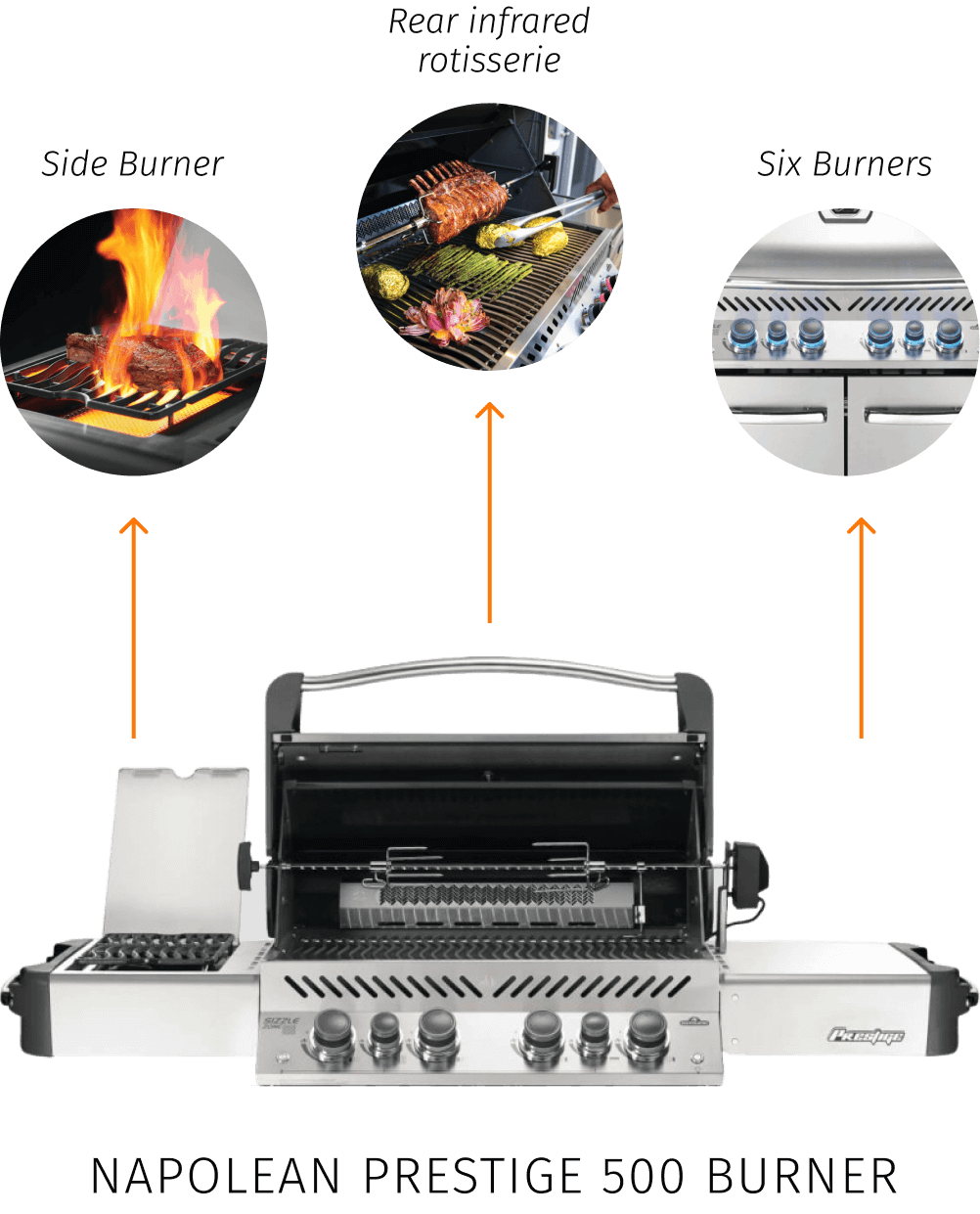 napolean prestige 500 burner