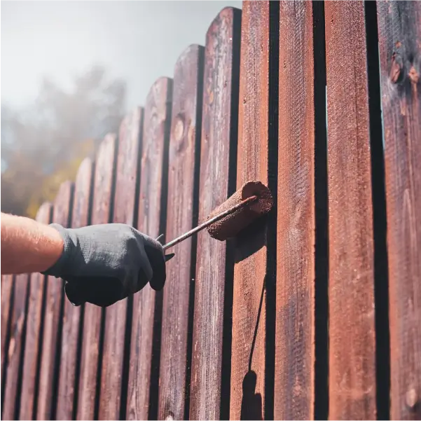 Coating on wood