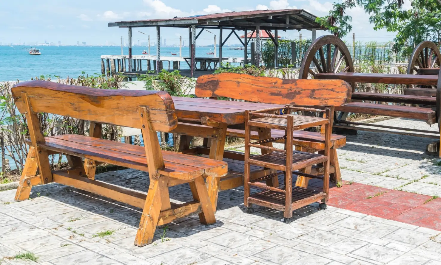Rustic Warmth and Charm of Aged Acacia Wood
