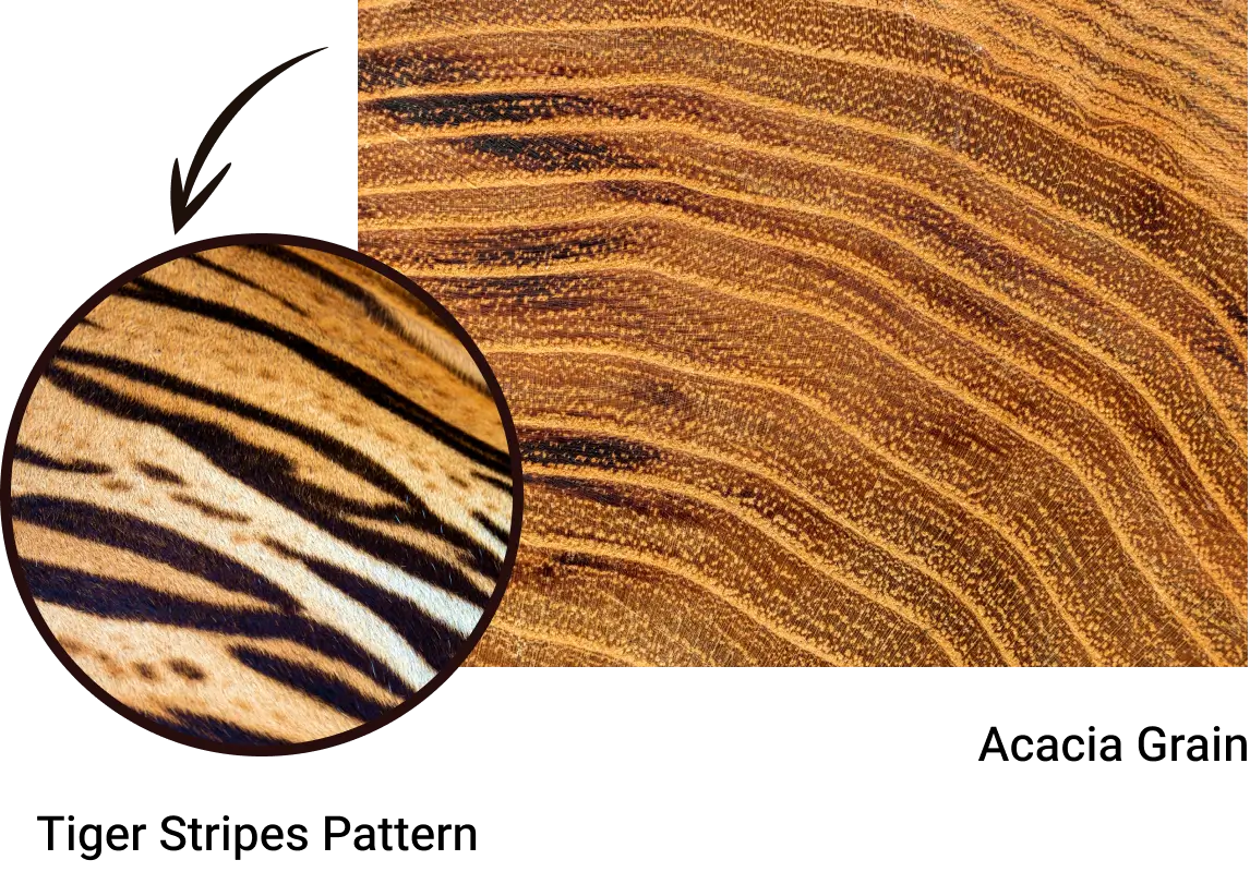 Tiger Stripes Pattern - Acacia Grain