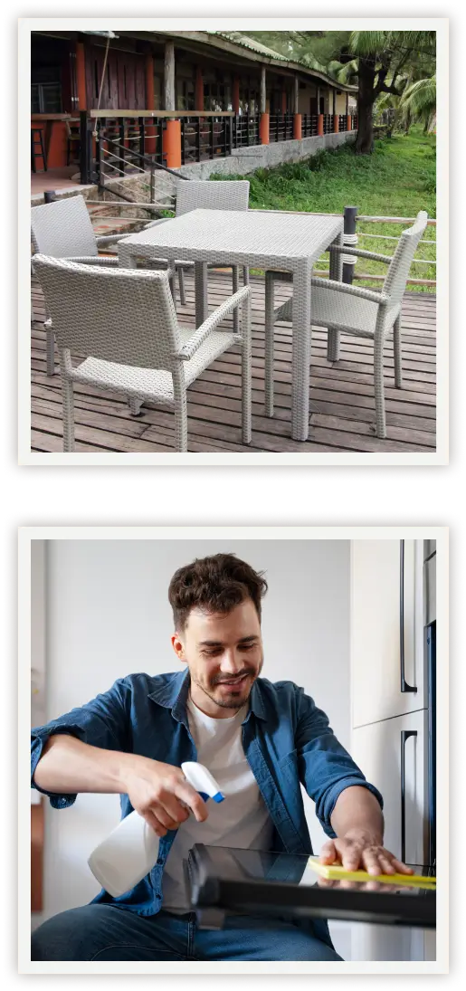 Cleaning Different Types of Outdoor Furniture Materials