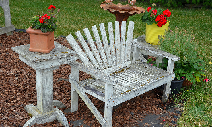 Timeless Mature TEak Wood Patina