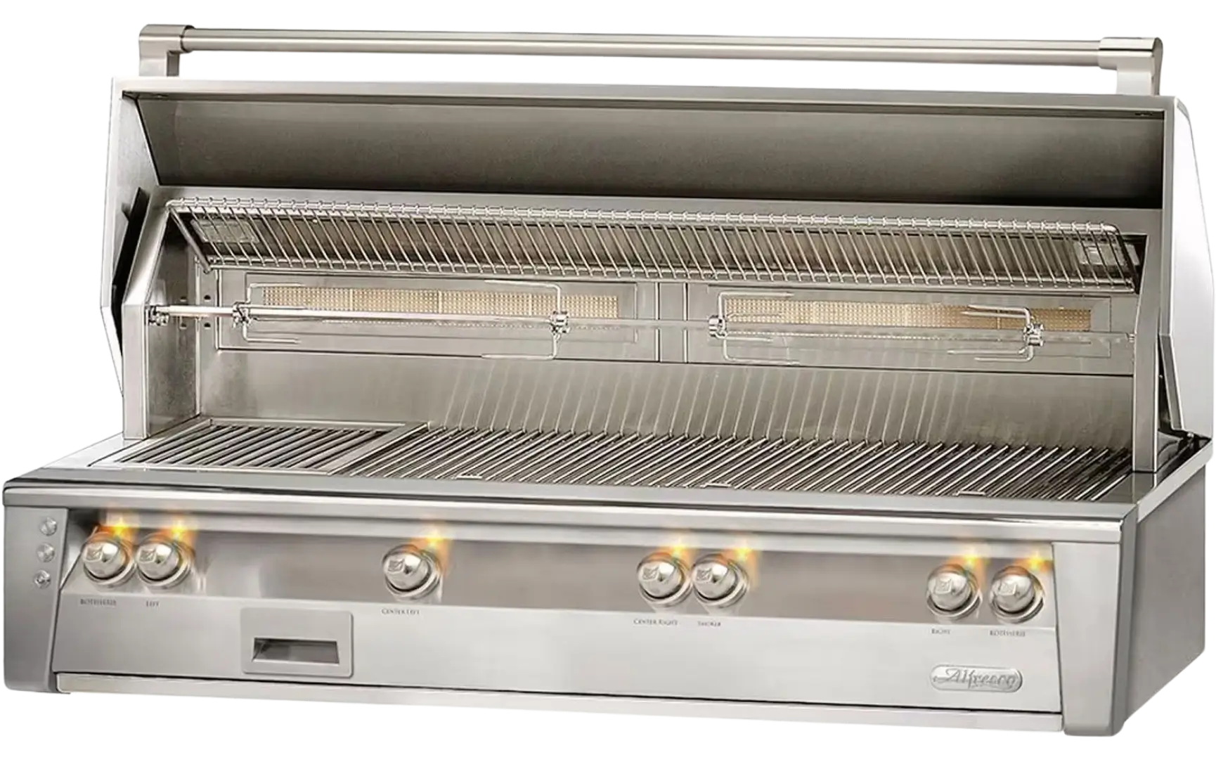 Alfresco 56-Inch Luxury Built-In All Gas Grill With Sear Zone & Rotisserie