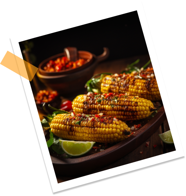 Grilled Corn With Chill-Lime Seasoning