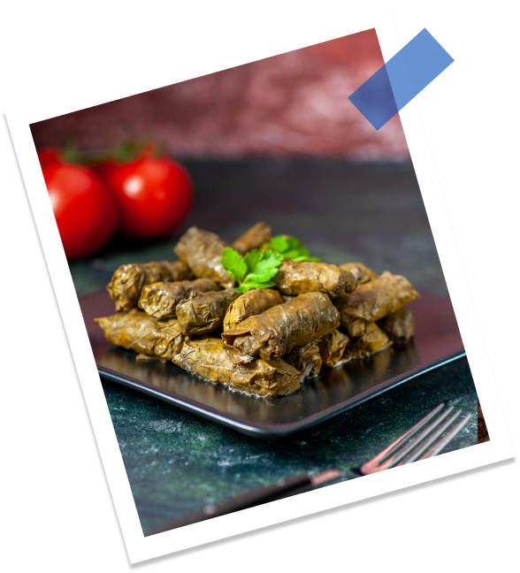 Grilled Stuffed Grape Leaves