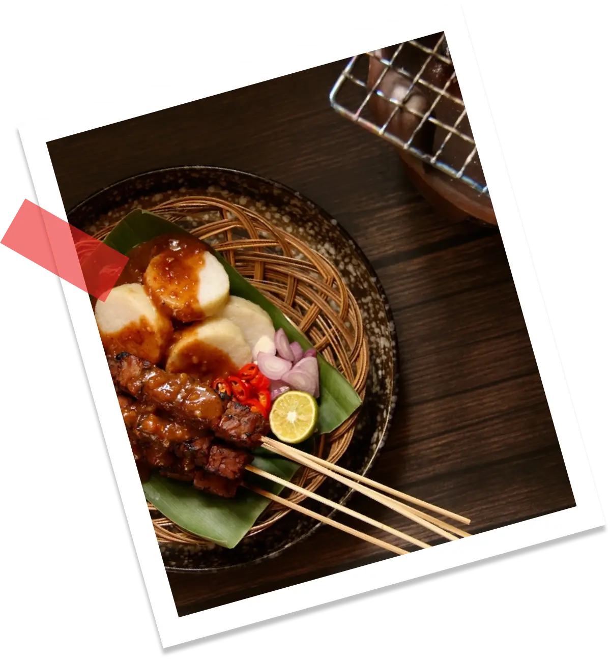 Grilled Tempeh Satay with Peanut Sauce