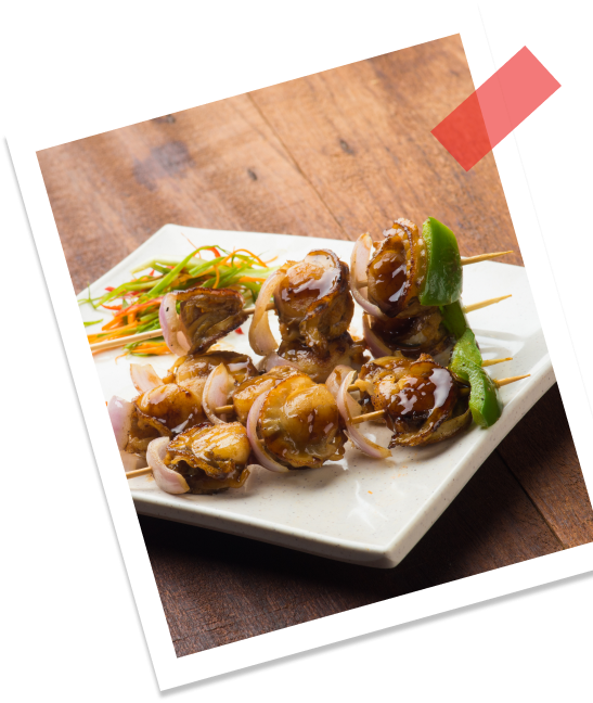 Korean - Style Grilled Mushrooms
