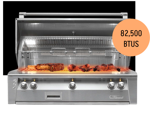 Over all Heat Management Alfresco Grill
