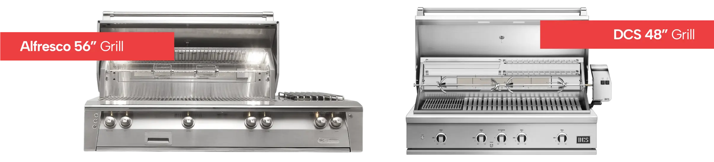 Alfresco 56 Grill and DCS 48 Grill