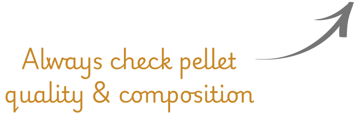 Always check pellet quality & composition - text-img