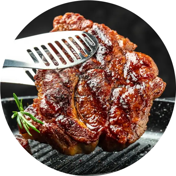 Resting Steak - 5–10 minutes after cooking
