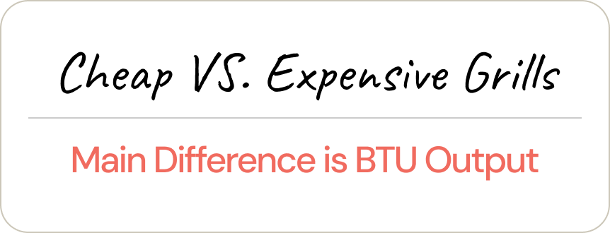 Cheap VS Expensive Grills - main-difference