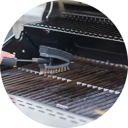 Ease of Cleaning - grill