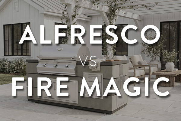 Alfresco vs. Fire Magic featured image showcasing a Fire Magic grill