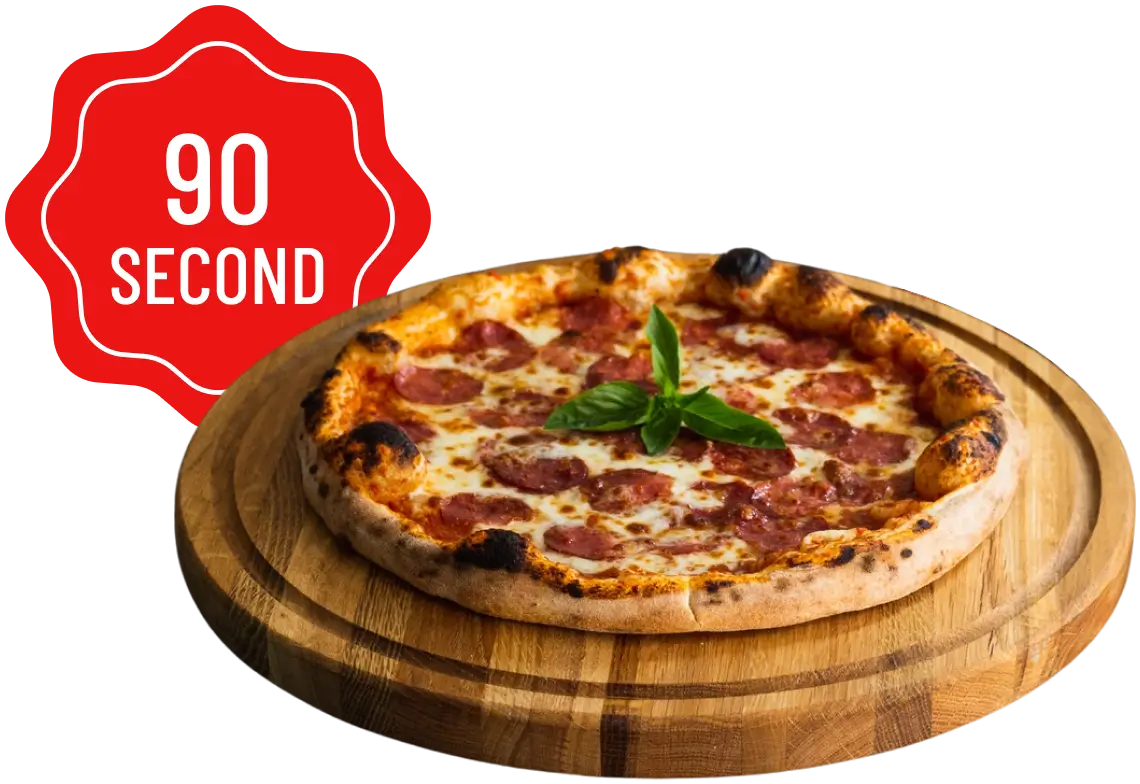 Alfa Forni 90 seconds pizza ready