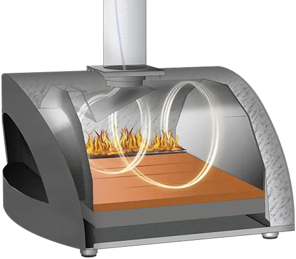 Alfa Forni optimized airflow and heat retention