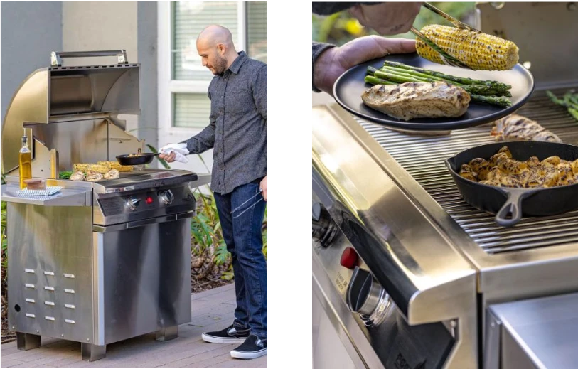 Pedestal Grills right img