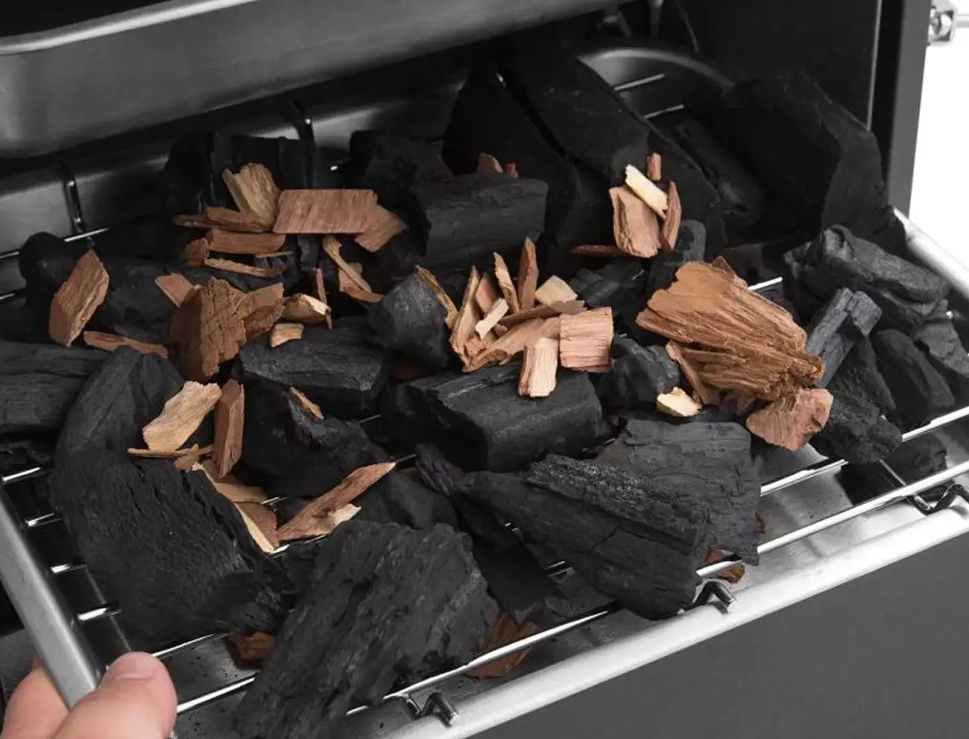 Warm Up the Grill and Set Up the Wood
