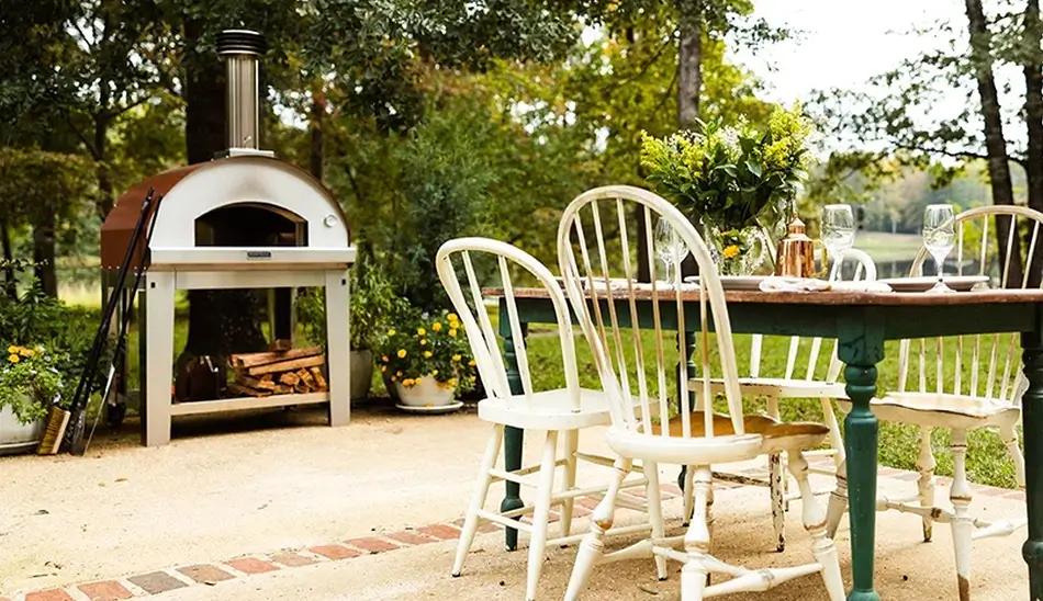 garden space for their oven