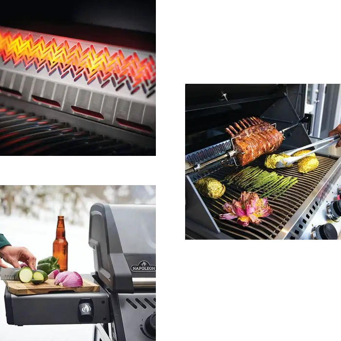 Napoleon - perfect for quick searing and rotisserie-style cooking