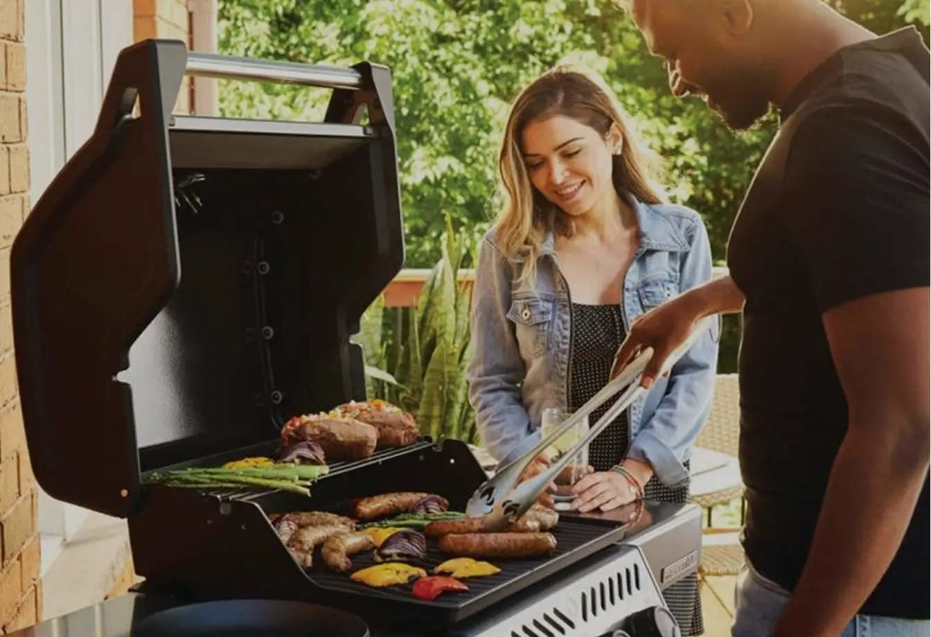 using grill