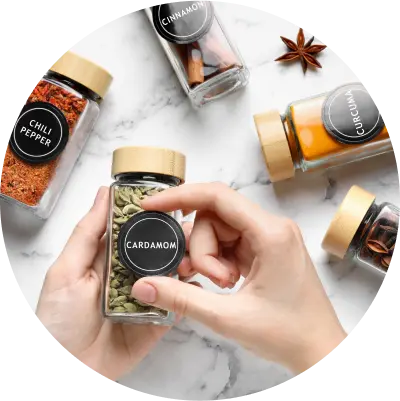 Organize ingredients