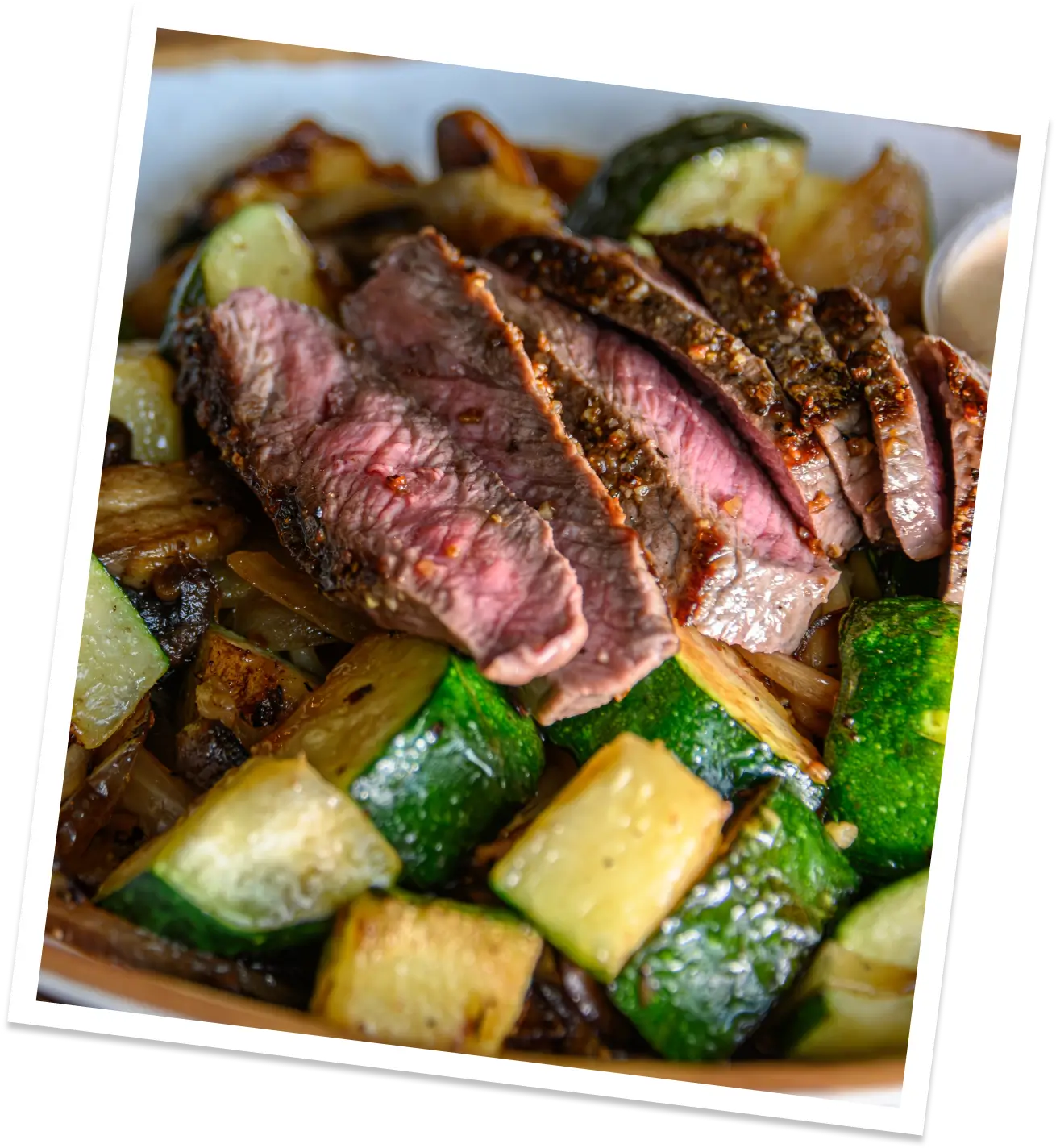 Steak & Zucchini Teppanyaki-Style