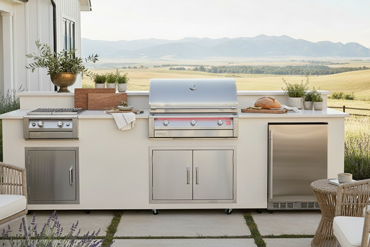 Alfresco grill island