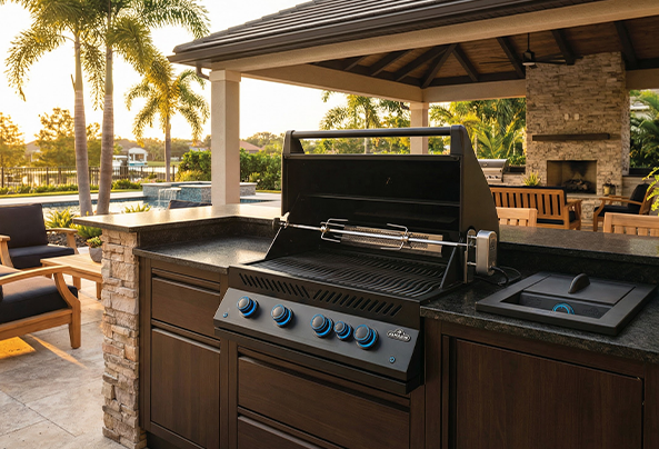 Napoleon Oasis outdoor kitchen modular island