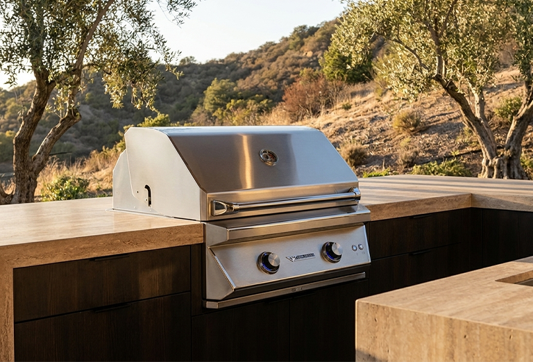 Twin Eagles custom built grill island