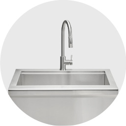outdoor kitchen sink