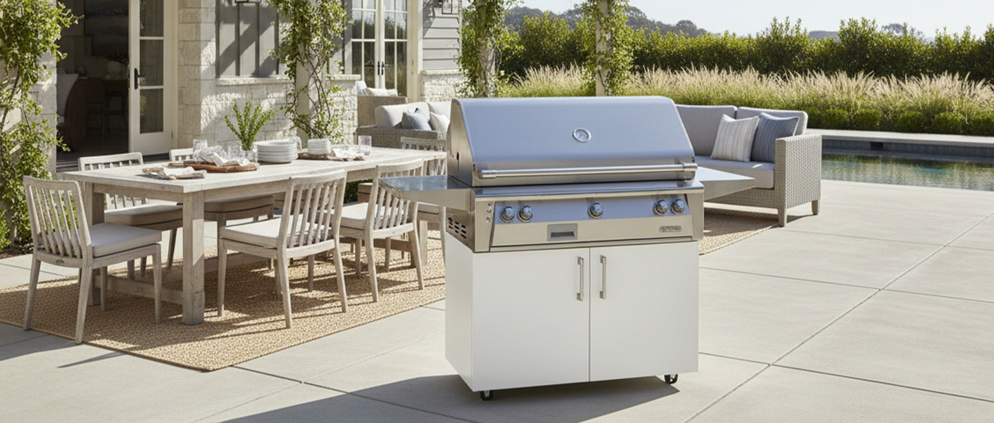 Alfresco grill outdoor lifestyle scene