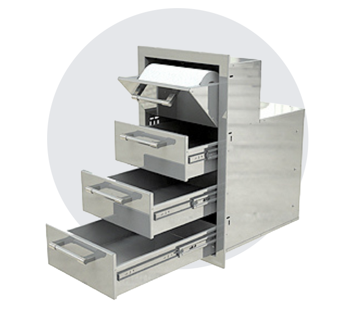 Alfresco drawers