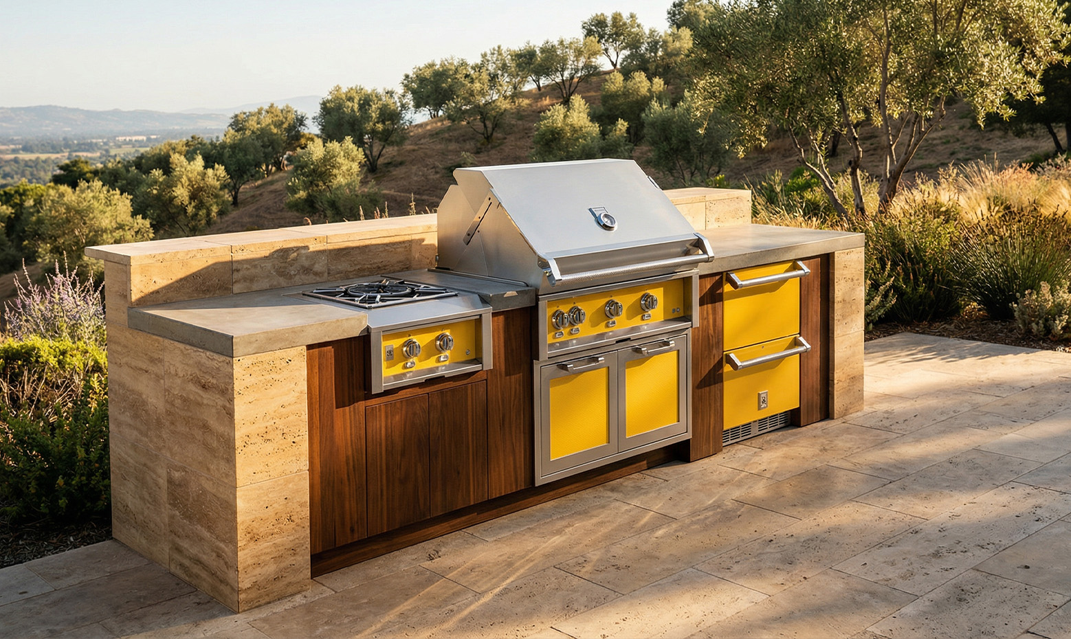 Hestan Custom-built island